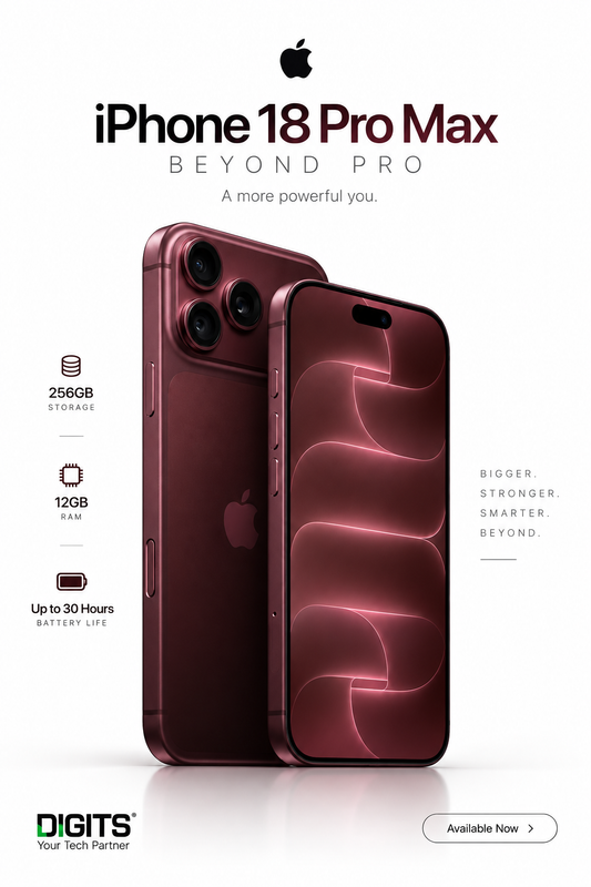 Apple iPhone 18 Pro Max – 256GB / 12GB RAM