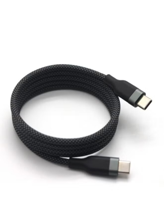 SIA (BKCC100-2NBRD-BG) Power Link 100W 2M Type-C To Type-C Cable Black