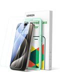 UGREEN HD Screen Protector with Frame for iPhone 15 Pro (2-Pack)