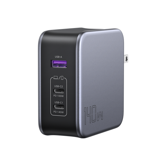 UGREEN Nexode 140W 3-Port GaN Fast Charger With Cable Black