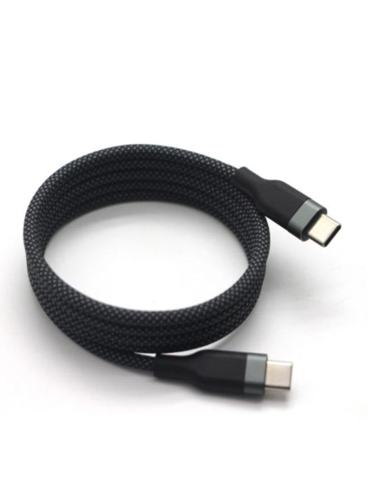 SIA POWER LINK TYPE-C TO LIGHTNING 60W LED CABLE BLACK