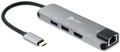 SIA LINK HUB 5 IN 1 TYPE-C GRAY