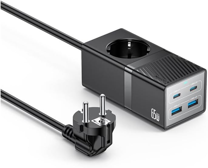 Cellularline MultiPower Nano 65W GAN Charger 3 Port White