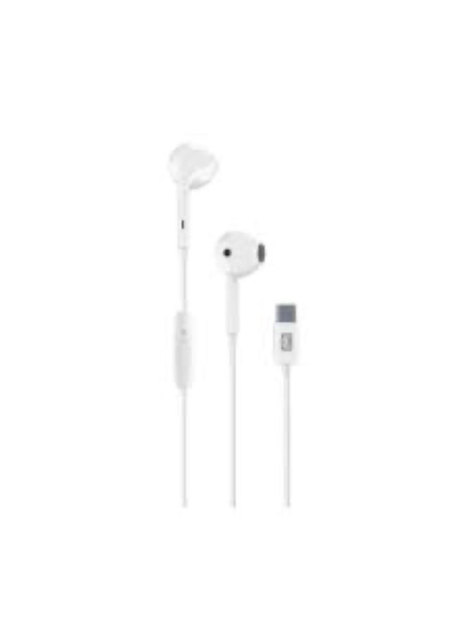 Cellularline Voice Capsule 3.5MM Earphones White