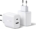 UGREEN X516 30W GaN Wall Charger 1x USB-A 1x USB-C White