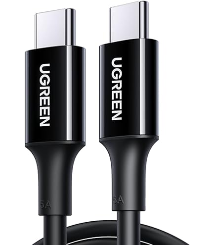 UGREEN USB-C to USB-C ROUND CABLE Braided  1M BLACK
