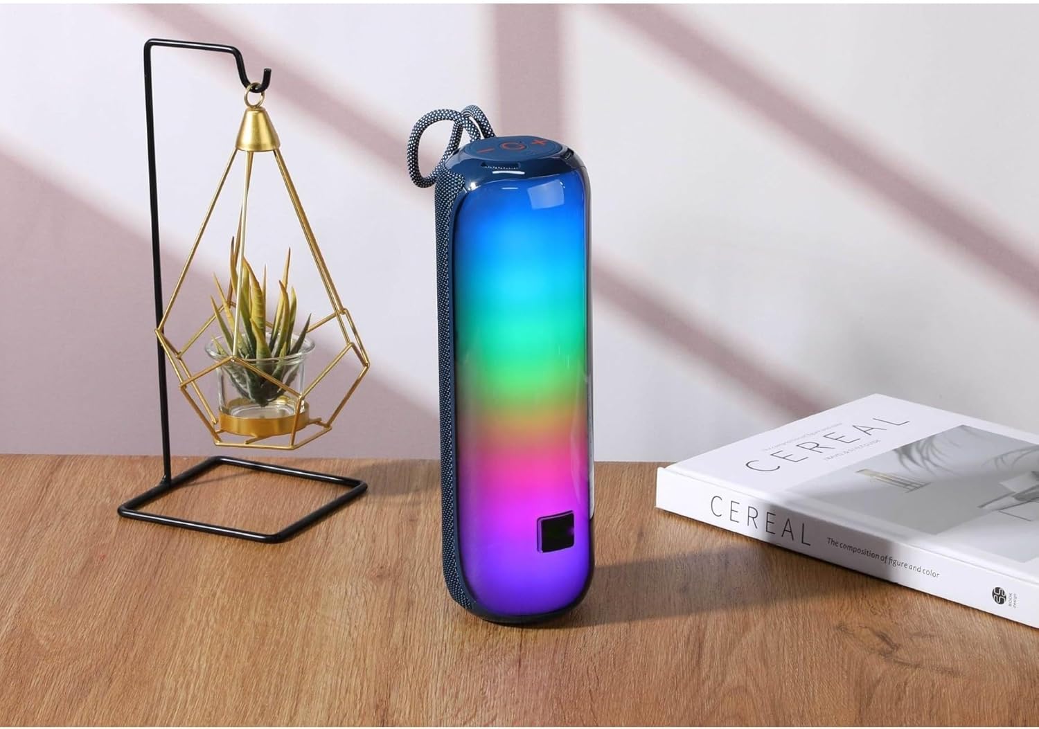 Cellularline GLOW Wireless Portable Speaker RGB Black
