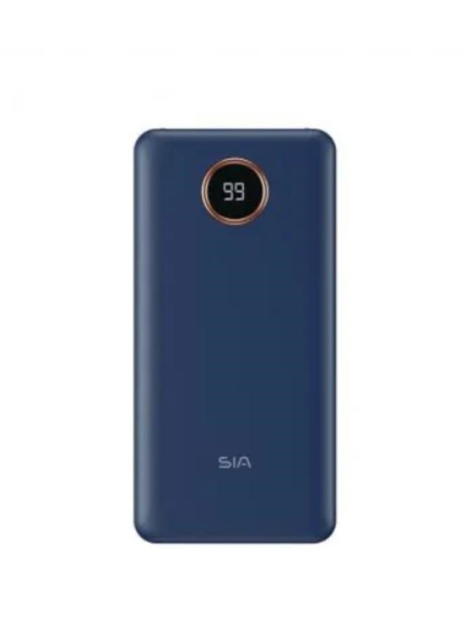 SIA PB301 Power Bank 10000mAh With 3 Cable Blue