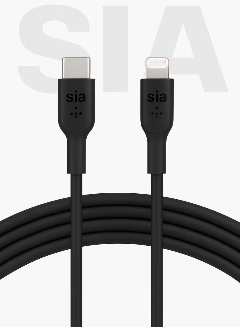 SIA SI-CB0022B POWER CABLE CL 36W 1M USB-C TO LIGHTNING
