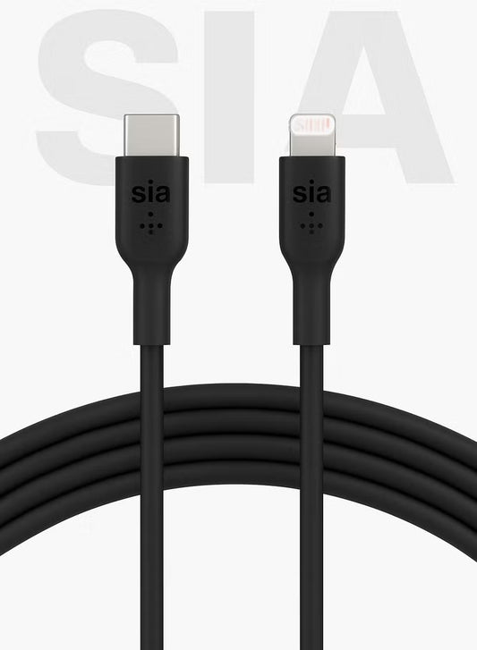 SIA SI-CB0022B POWER CABLE CL 36W 1M USB-C TO LIGHTNING