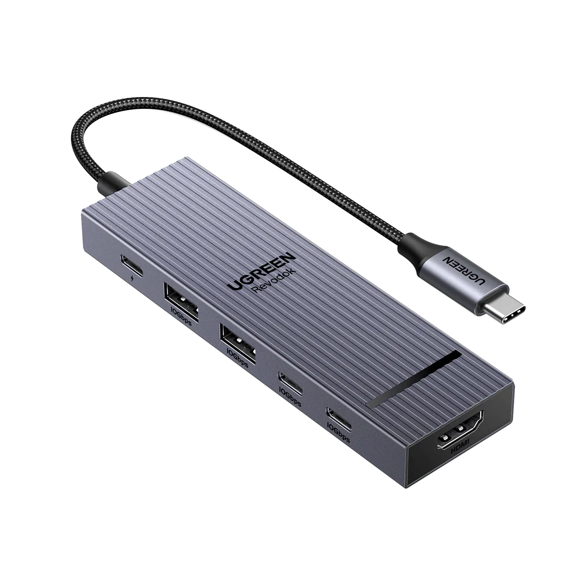 UGREEN 6-in-1 Macbook Air/Pro USB-C Hub Gray
