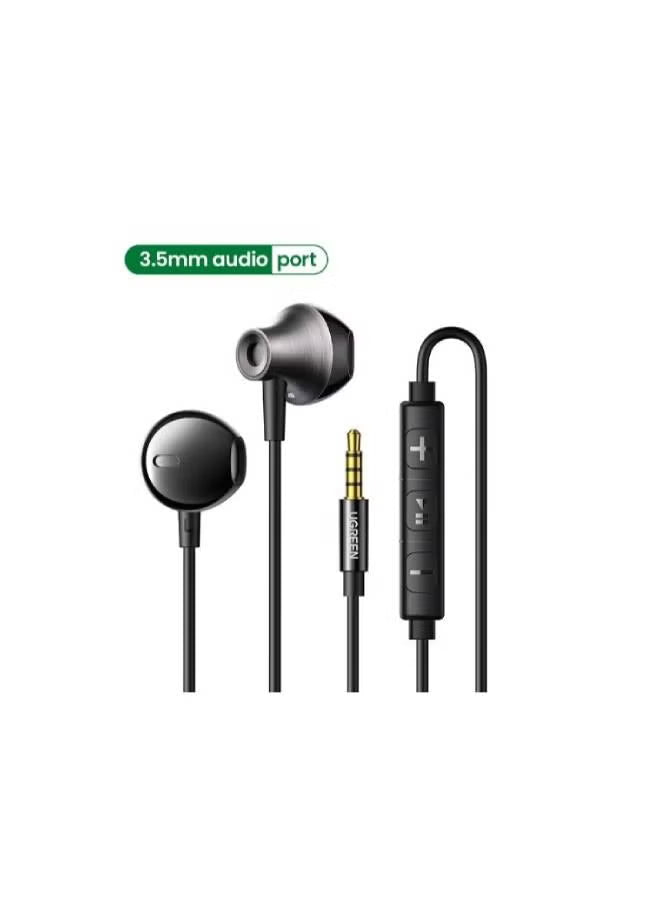 UGREEN EP106 Wired Earphones With 3.5mm Plug Black