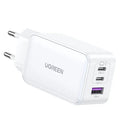 UGREEN Nexode 65W met 2USB-C & 1USB-A Fast Charger White
