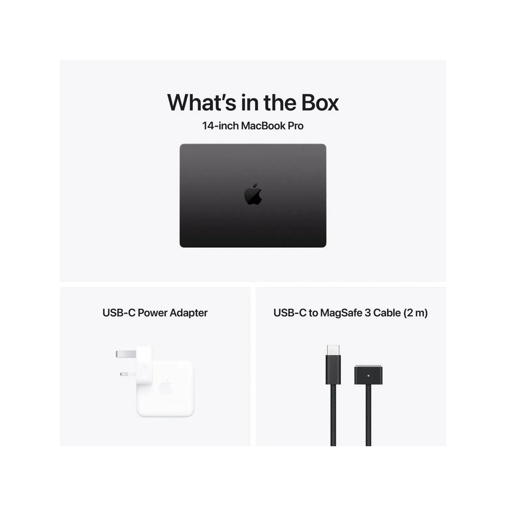 Apple MacBook Pro 14 Inch M5 Chip With 10 Core CPU and 10 Core GPU, 16GB, 512GB SSD - Space Black
