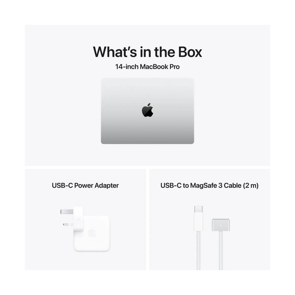 Apple MacBook Pro 14 Inch M5 Chip With 10 Core CPU and 10 Core GPU, 16GB, 1TB SSD - Silver