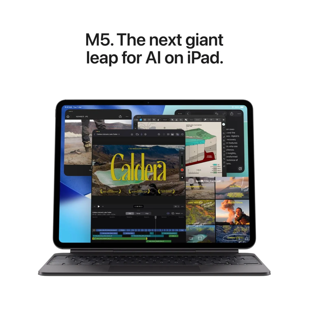 Apple iPad Pro 13 Inch M5 WiFi 256GB With Standard Glass - Silver