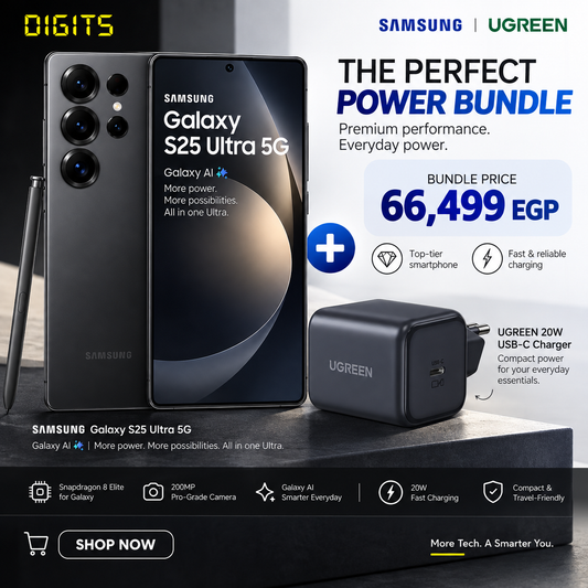 Galaxy S25Ultra5G 12GB/256GB x  UGREEN X524 USB-C GaN Fast Charger 45W Black Budnle