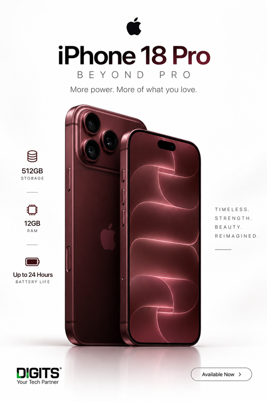 Apple iPhone 18 Pro – 256GB / 512GB | 12GB RAM