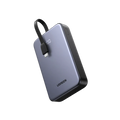UGREEN PB505 Nexode 20000mAh 20W Power Bank With Built-in Cable Black