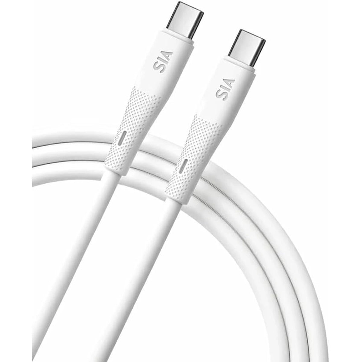 SIA (BKAC60-1SRWT) POWER LINK TYPE-A TO TYPE-C 60W 1M CABLE WHITE