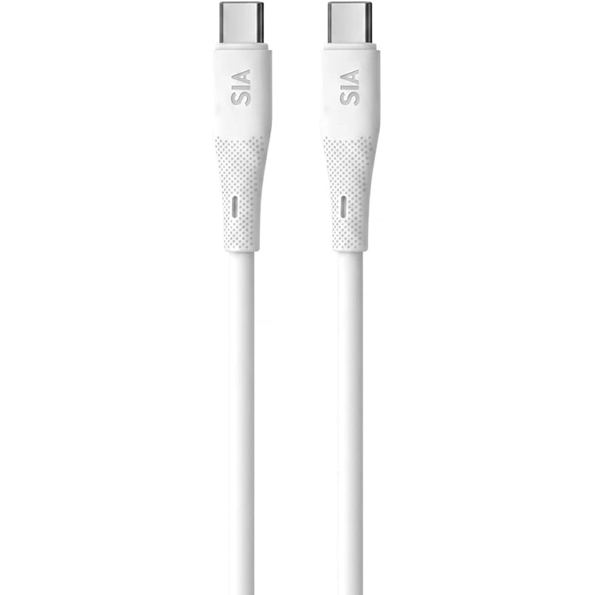 SIA (BKCC60-1SRWT) POWER LINK TYPE-C TO TYPE-C 60W 1M CABLE WHITE