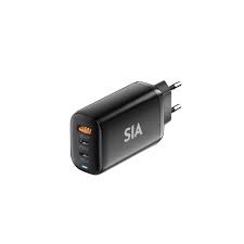 SIA (BKWC65WP3-WT) Volt Base Wall Charger 65W Black