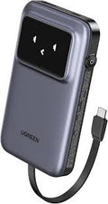 UGREEN PB511 Power Bank Robot 10000mAh With Built-in Cable USB-C Gray