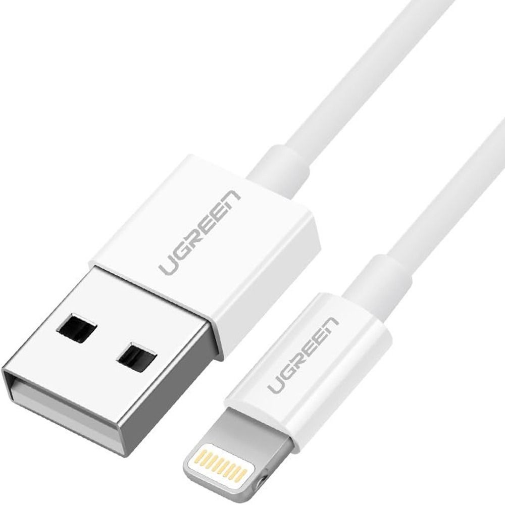 UGREEN USB-A TO LIGHTNING CABLE 1M WHITE