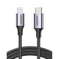 UGREEN USB-C TO LIGHTNING Fast Charging CABLE 1M Gray