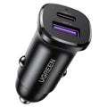 UGREEN 2-Port Fast Car Charger 30W Black